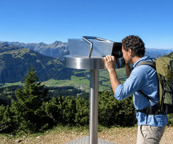 Gamskopf mit Panoramainformator – Tannheimer Tal