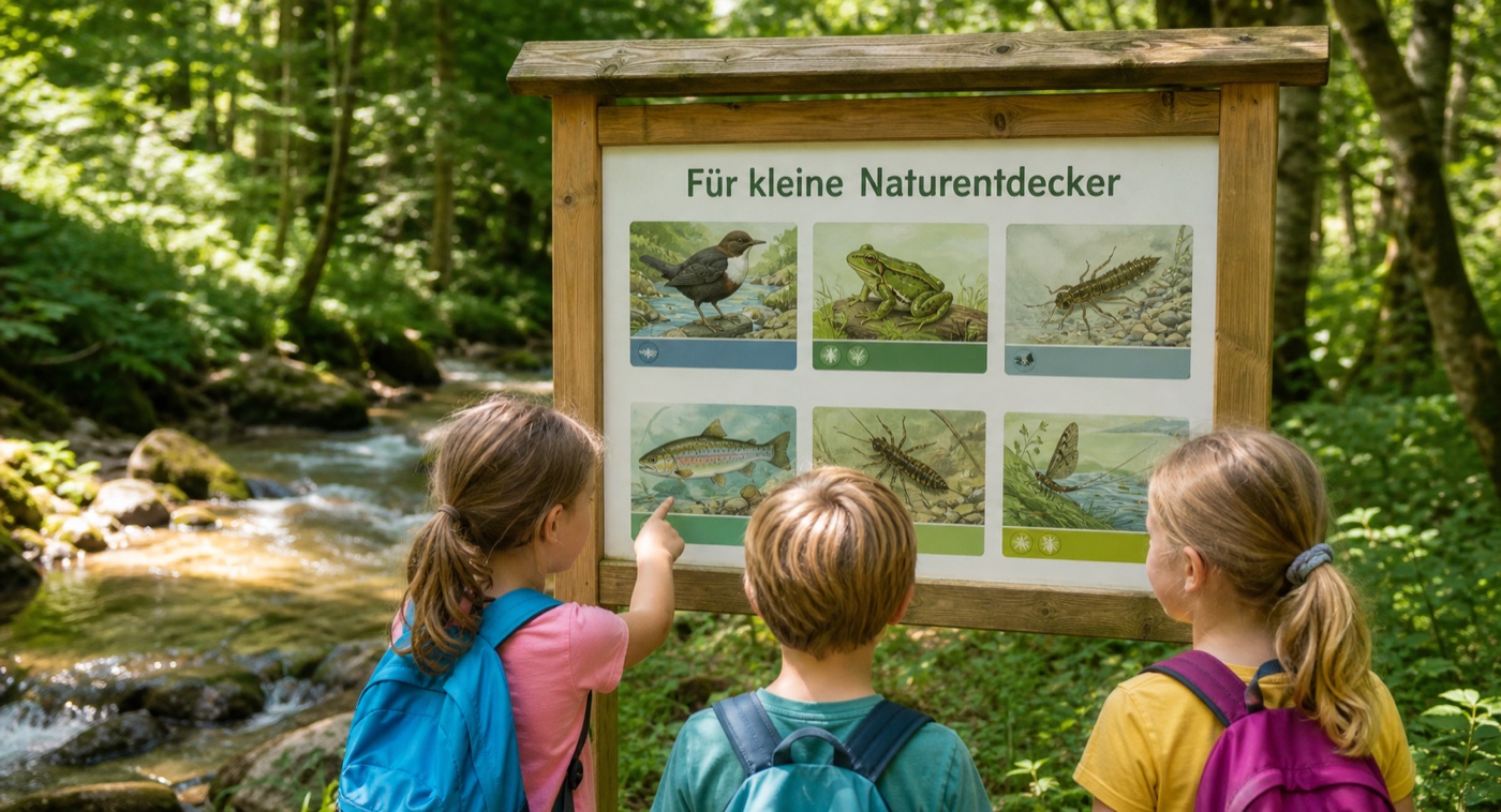 Abenteuer Galetschbach – im Reich der Wasseramsel – Rettenberg